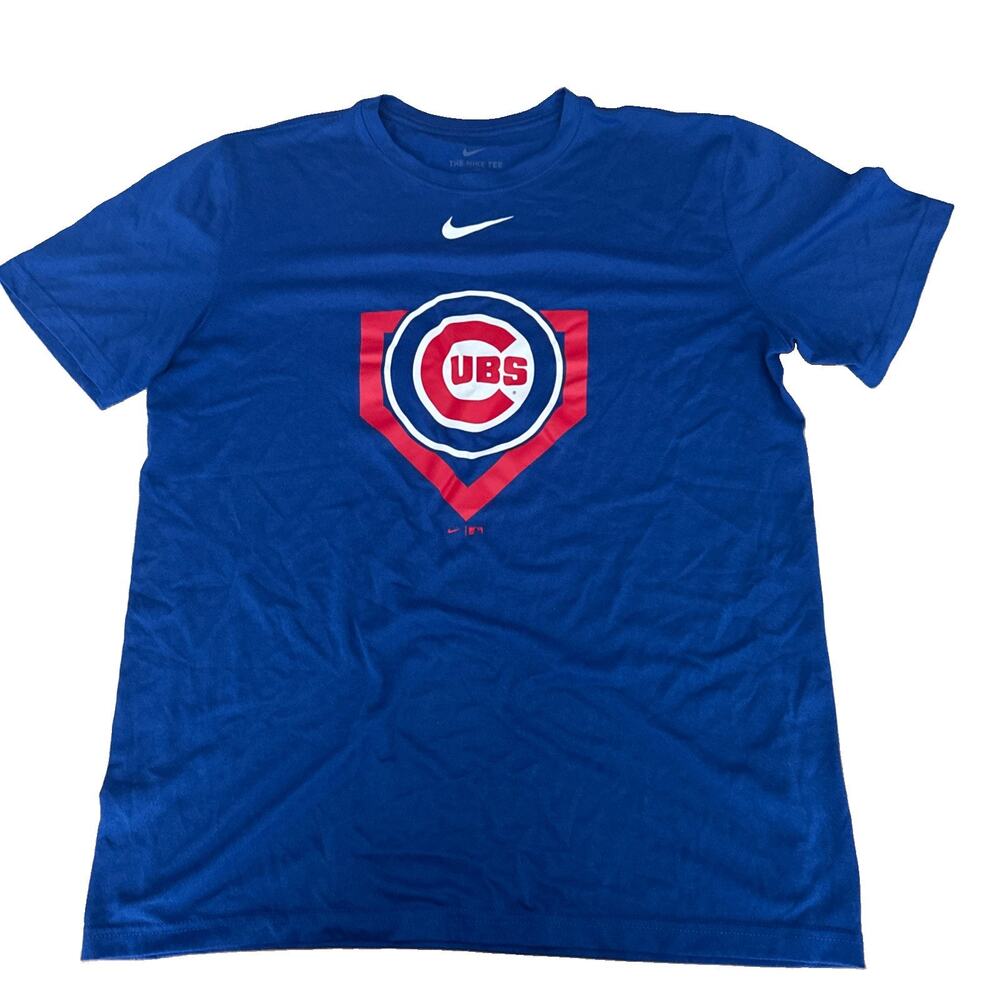 Chicago Cubs T-shirt Nike Blue Baseball Men’s Sz MEDIUM